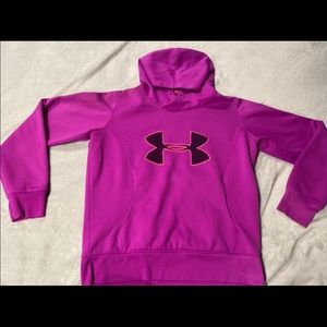 Women’s Purple Under Armour Hoodie Size Medium (Few Flaws)
